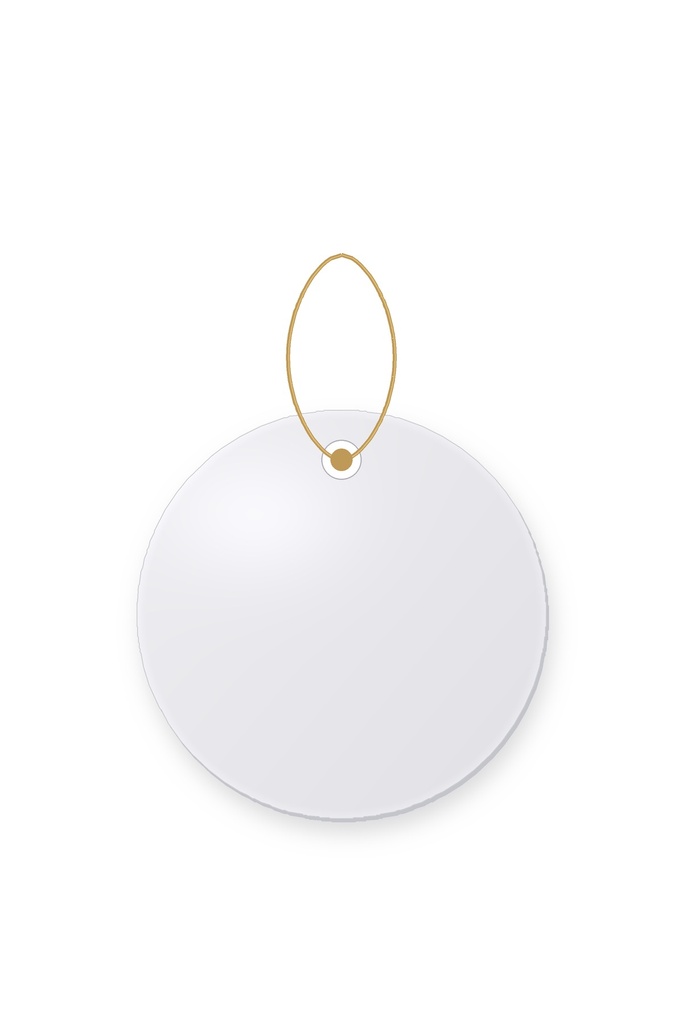 [709001015999700] Lumina Ceramic Ornament Round 3in - CNORN