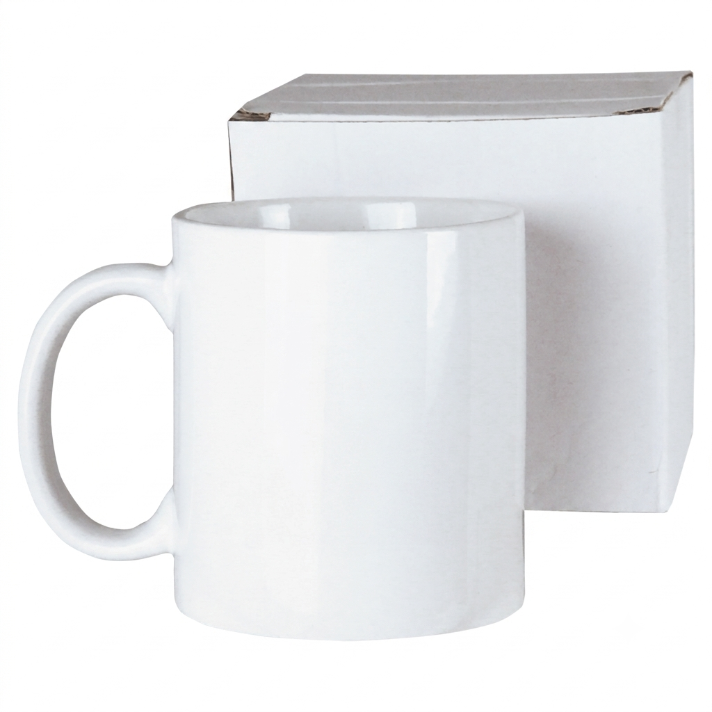 [301001011700001] Lumina 11 oz. White Ceramic Mug with White Box - SUB-MUG-BOX