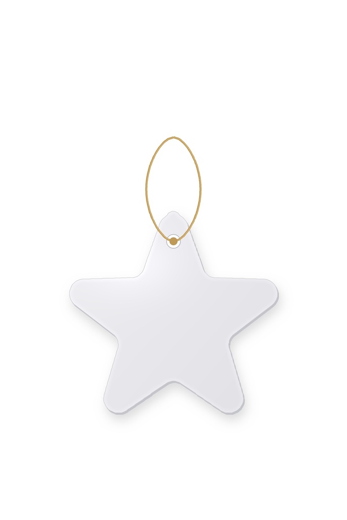 [709001016299700] Lumina Ceramic Ornament Star 3in - CNORN-STA