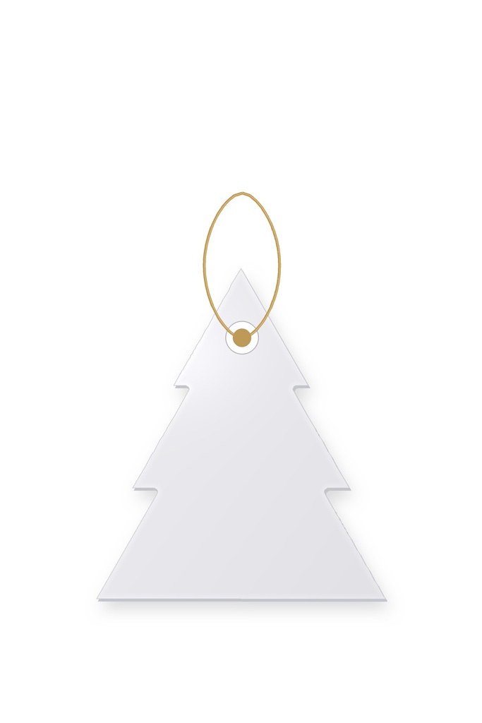 [709001016399700] Lumina Ceramic Ornament Tree 3in - CNORN-TRE