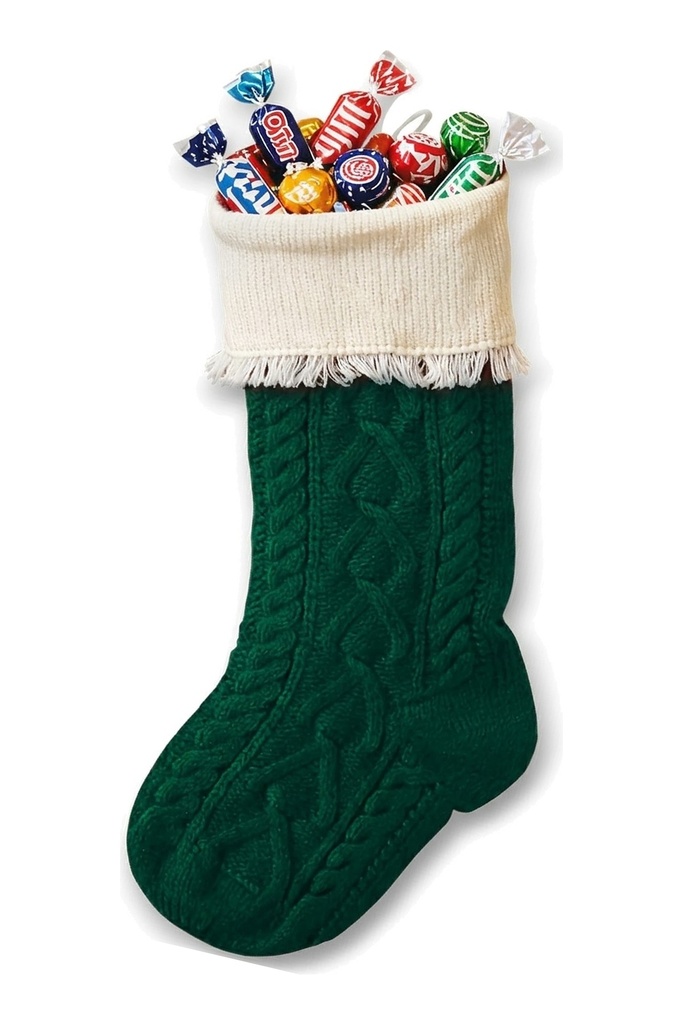[709001016603001] Lumina Christmas 18" Adult Stocking - CNSTO (Forest Green)
