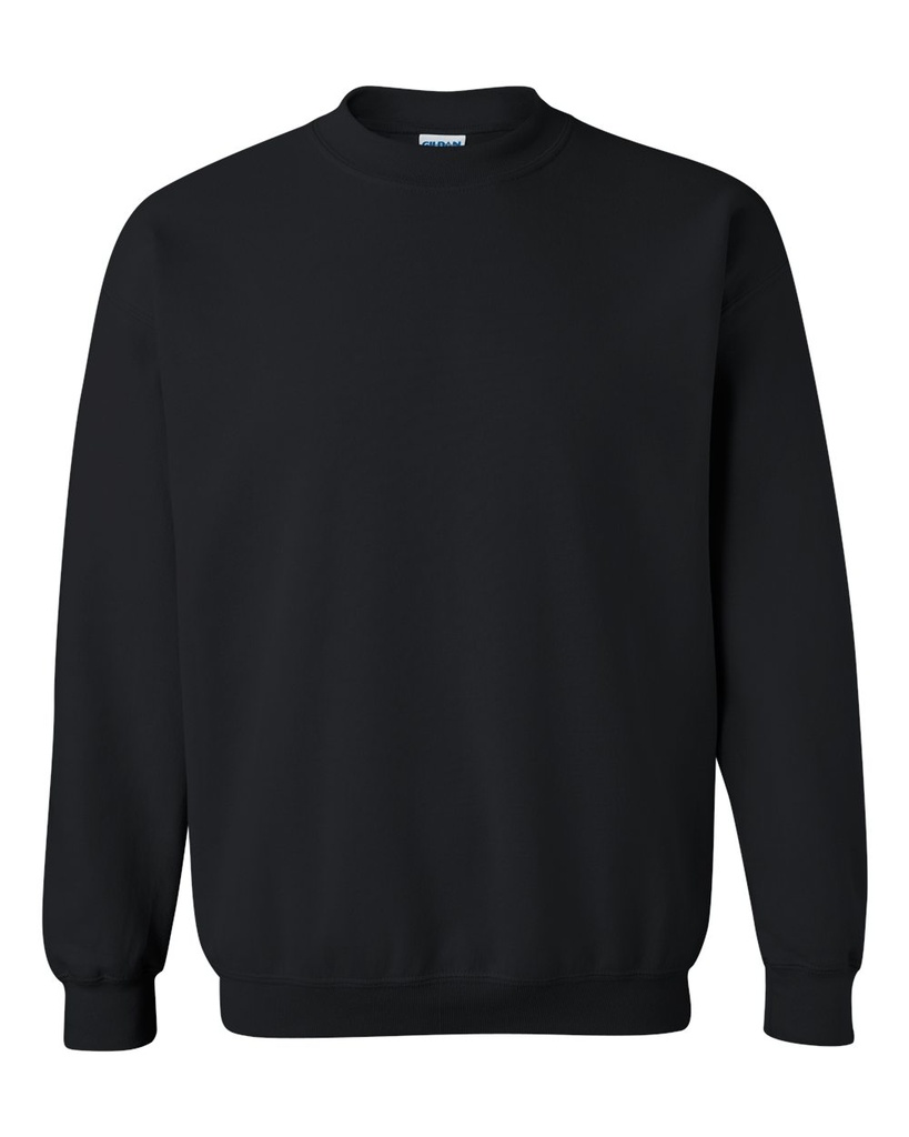 [109085000200101] Gildan Unisex Heavy Blend™ Crewneck Sweatshirt - 18000 (Black, XS)