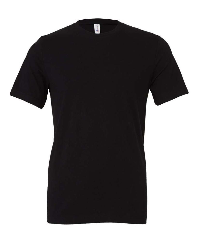 [101033000100101] Bella + Canvas Unisex T-Shirt 3001 (Black, XS)
